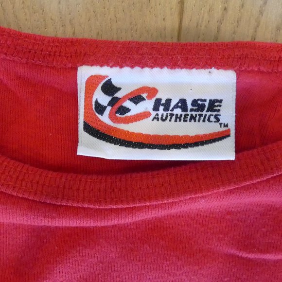 Dale Earnhardt Jr Chase Authentics Vintage Red Women's Large T-Shirt - Picture 3 of 5